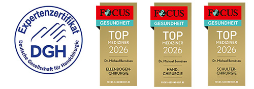 DGH-Zertifikat und Focus-Siegel TOP Mediziner DGH-Zertifikat und Focus-Siegel TOP Mediziner