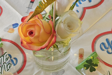 Blumen als Ausdruck des Dankes